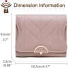 FATMOON Wallet for Women - Stylish RFID Blocking Leather Wallet- Bifold Card Holder with Zipper Coin Pocket,for Daily Use,Travel - 3 of 4