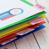 BAZIC Products® 8-Pocket Folder, Assorted Colors, Pack of 6 - 4 of 4
