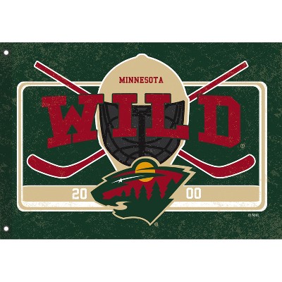 Minnesota Wild, Linen Estate Flag