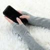 INSPIRE CHIC Winter Warmers Fingerless Thumbhole Knitted Party Costume Gloves - 4 of 4
