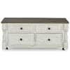 Signature Design by Ashley Casual Havalance Lift-Top Coffee Table, White/Gray - 4 of 4