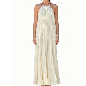 loose spaghetti strap dress Senllen Women's Linen Summer Flowy Sundress Contrast Sleeveless Backless Beach Maxi Long Dresses Black at Amazon Women's Clothing store The long length and split thigh detail add a touch of elegance Loose Spaghetti Dress Ins Fashion