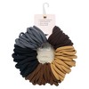 Hair Essentials 100pc Hair Ties - Seamless No-Damage Hair Ties for Women- 100pcs - 3 of 3