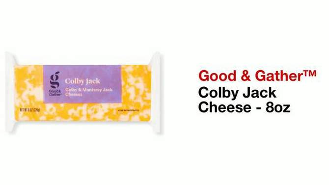 Colby Jack Cheese - 8oz - Good & Gather&#8482;, 2 of 5, play video