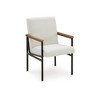 Signature Design by Ashley Dressonni Upholstered Dining Arm Chairs, Set of 2, Cream - 4 of 4