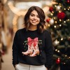 Simply Sage Market Women's Graphic Sweatshirt Coquette Cowgirl Christmas Boots - 2 of 4