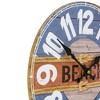 Northlight 12" Battery Operated "Beach" Round Wall Clock - 4 of 4