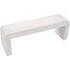 Meridian Furniture,Minimalist Velvet Bench - 3 of 4