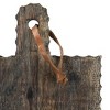 Oversized Rectangle Hand Carved Black Wood Kitchen Serving Cutting Board - Foreside Home & Garden - 2 of 4
