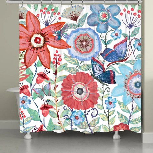 Laural Home Secret Boho Garden Shower Curtain : Target