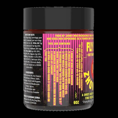 FLY BY JING Sweet + Spicy Sichuan Chili Sauce - 6oz : Target