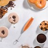 Handheld Milk Frother, Mini Foamer, Battery Operated Stainless Steel Drink Mixer for Coffee, Lattes, Cappuccino, Matcha, Chocolate - 2 of 4