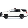 2025 Chevrolet Tahoe PPV White "Custom Builder's Kit - Law Enforcement and Public Service" 1/24 Diecast Model Car by Motormax - 3 of 4