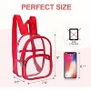 Transparent mini backpack,suitable for little boys and girls,transparent backpack suitable for concerts,festivals,sports events - 2 of 4