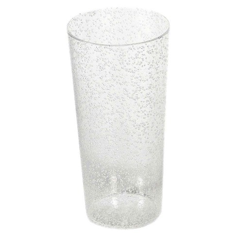 Threshold Blue Plastic Textured Tall Tumbler Drinking Glass Cup 4