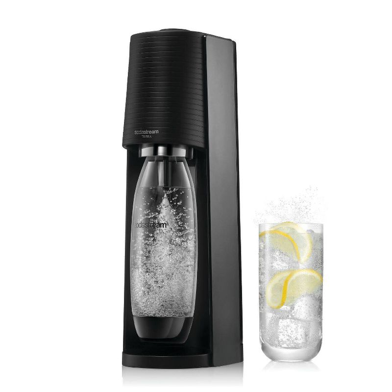 SodaStream Terra Sparkling Water Maker with Extra CO2 Cylinder and Carbonating Bottle, 3 of 10