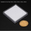 Unique Bargains Collection Supplies Coin Snap Holder with Foam Gasket 20 Pcs - 3 of 4