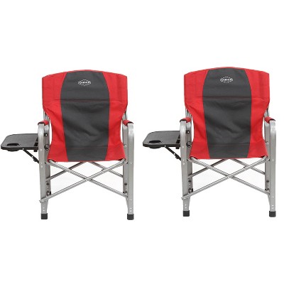 Folding lawn chairs with deals attached side table