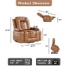 Power Lift Recliner Chair with Heat and Massage - Adjustable Chair, Faux PU, Ergonomic Back/Leg Support for Elderly & Mobility Needs - 2 of 4