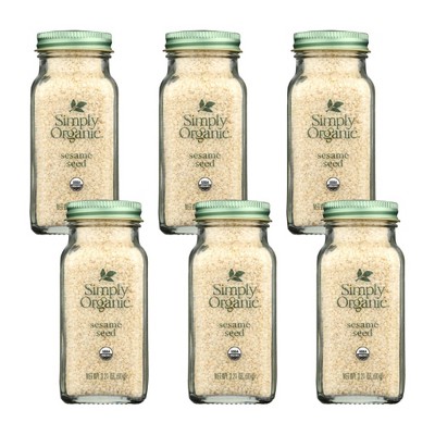 Simply Organic Sesame Seed - Case of 6/3.21 oz