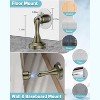 DOMETOUR Magnetic Door Stopper 2 Pack, Stainless Steel, No-Drill Adhesive or Screws, Floor/Wall Mount, Heavy Duty Door Holder, Bronze - 4 of 4