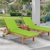 2PCS Set Outdoor Lounge Chair Cushion Replacement Patio Funiture Seat Cushion Chaise Lounge Cushion-grey - 3 of 4