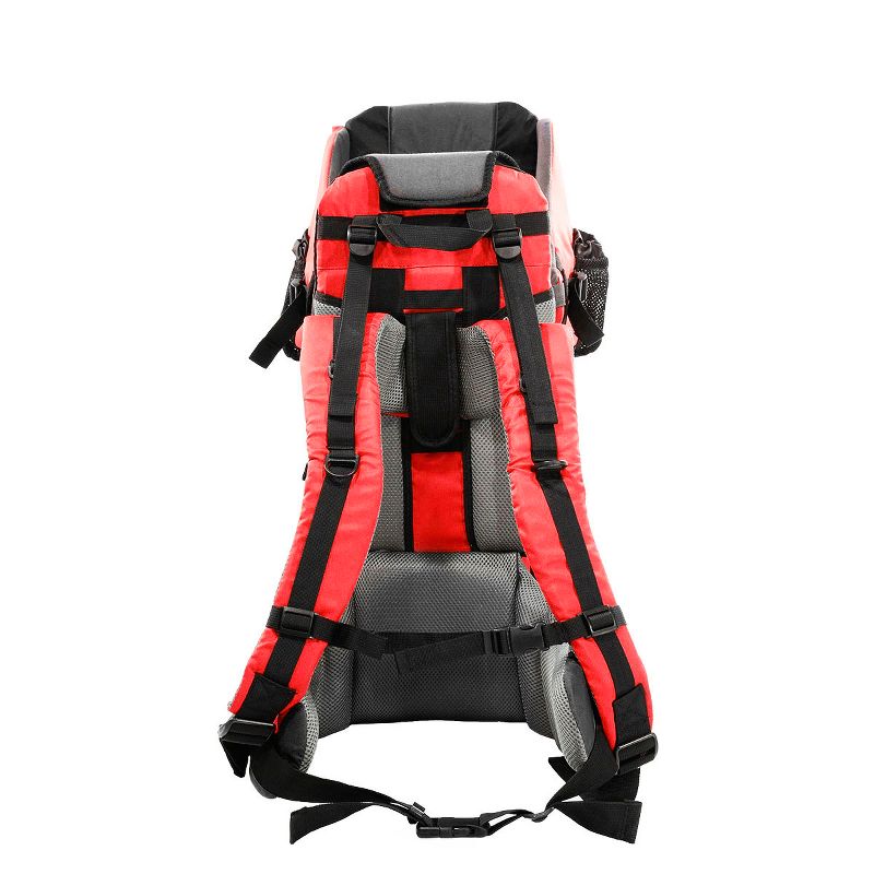 ClevrPlus CC Hiking Child Carrier Baby Backpack Camping for Toddler Kid, Red, 4 of 8