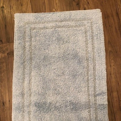 Plush and Absorbent Non-Slip Cotton Plum Oval 2-Piece Bath Rug Set by Blue Nile Mills