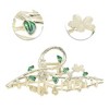Unique Bargains Grace Flowers Hair Clips Gold Tone 1 Pc - 4 of 4