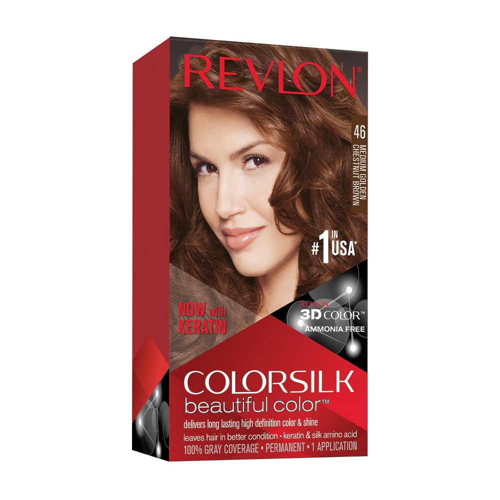 UPC 309978695462 product image for Revlon ColorSilk Beautiful Permanent Hair Color - 3 fl oz - 46 Medium Golden Che | upcitemdb.com