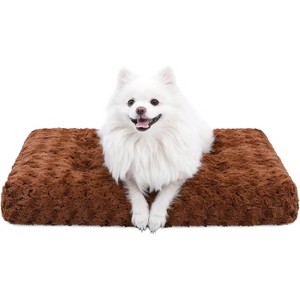 Washable Dog Bed Deluxe Plush Dog Crate Beds Comfy Kennel Pad Anti-Slip Pet Sleeping Mat for Large, Jumbo, Medium, Small Dogs Breeds - 1 of 4