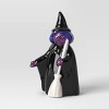 Ceramic Mantle Witch Figural with Broom Figurine - Hyde and EEK! Boutique™ Black - 3 of 3