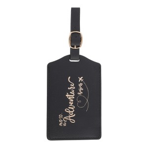 Unique Bargains Hot Stamping Adventure Luggage Tag 1 Pc - 1 of 4
