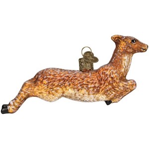 Old World Christmas Blown Glass Ornament for Christmas Tree, Vintage Deer - 1 of 1