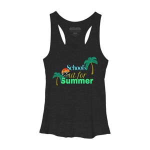 Women's Design By Humans School's out for Summer By Lamondcreations Racerback Tank Top - 1 of 2