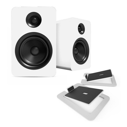   Basics Powered 6.5 Bookshelf Speakers, Set of 2 :  Electronics