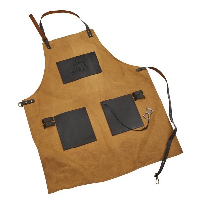 Canvas and Leather Apron - Pit Boss