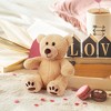 LotFancy Teddy Bear Stuffed Animal, 8" Brown Baby Bear Plush Toy, Gift for Kids Boys Girls - 3 of 4