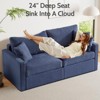 Dyonery 80" Loveseat Sofa Couch, Two Pillows Included - 4 of 4