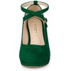 Allegra K Women's Platform Cross Strap Round Toe Stiletto Heels Pumps - 2 of 4