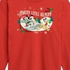 Boys' - Disney - Mickey Minnie & Pluto Santas Little Helpers Long Sleeve Graphic T-Shirt - 2 of 4