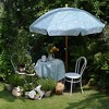 LAGarden Our Beach Umbrella for 6ft Beech Wood Pole w/ Tablecloth - 2 of 4