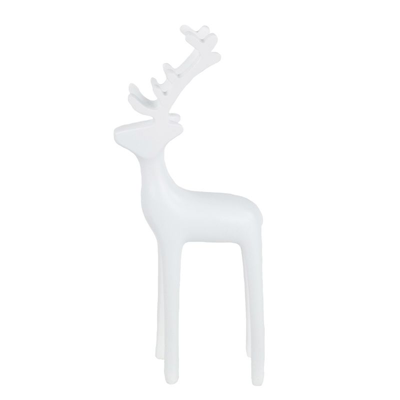 Northlight 8.25" White Reindeer Christmas Decoration, 1 of 7