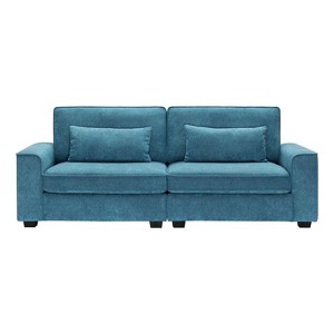 NicBex 79.5 Inch Modern 2-Seater Sofa with 2 Throw Pillows for Living Room,Apartment,Bedroom - 1 of 4