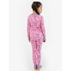 RuffleButts Girls Viscose from Bamboo Ruffle Long Sleeve Pajama Set - 4 of 4