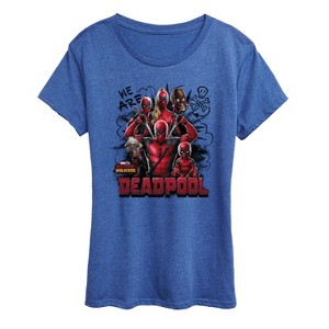 Women's - Marvel - We Are Deadpool Doodles Short Sleeve Graphic T-Shirt - 1 of 4