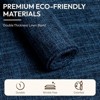 Aoibox Set of 4 Dual-Layered Thickened Faux Linen Cloth Place Mats, Heat Resistant Machine Washable Wrinkle Free Table Mats for Indoor/Outdoor Use - 2 of 4