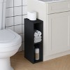 HOMLUX 2-Tier Adjustable Storage Bookcase Space Saving for Laundry Closet Bathroom - 2 of 4