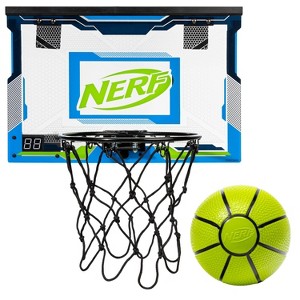 NERF NERF LED Over the Door Mini Basketball Hoop Over the door Basketball Hoops - 1 of 4