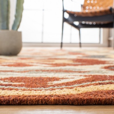 Sumak Gray and Red Wool 6' x 9' Handwoven Reversible Rug